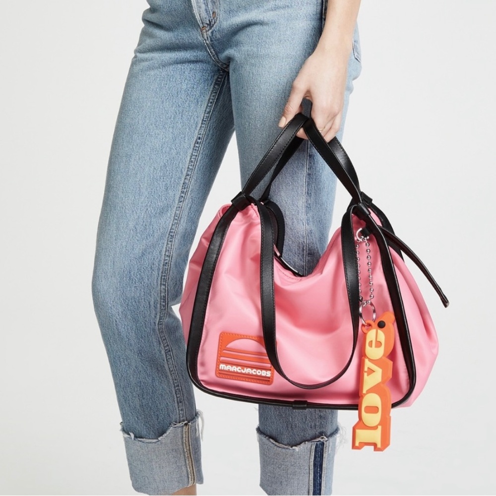 Marc Jacobs Sports Tote/Crossbody Bag in Coral-pink.